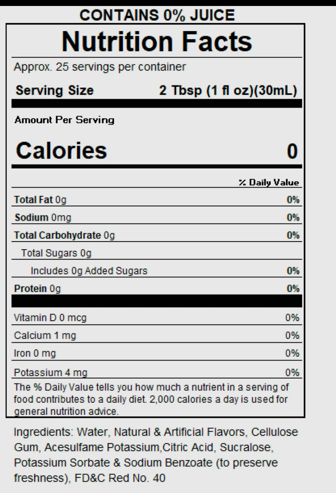 Jordan’s Skinny Syrup- Strawberry