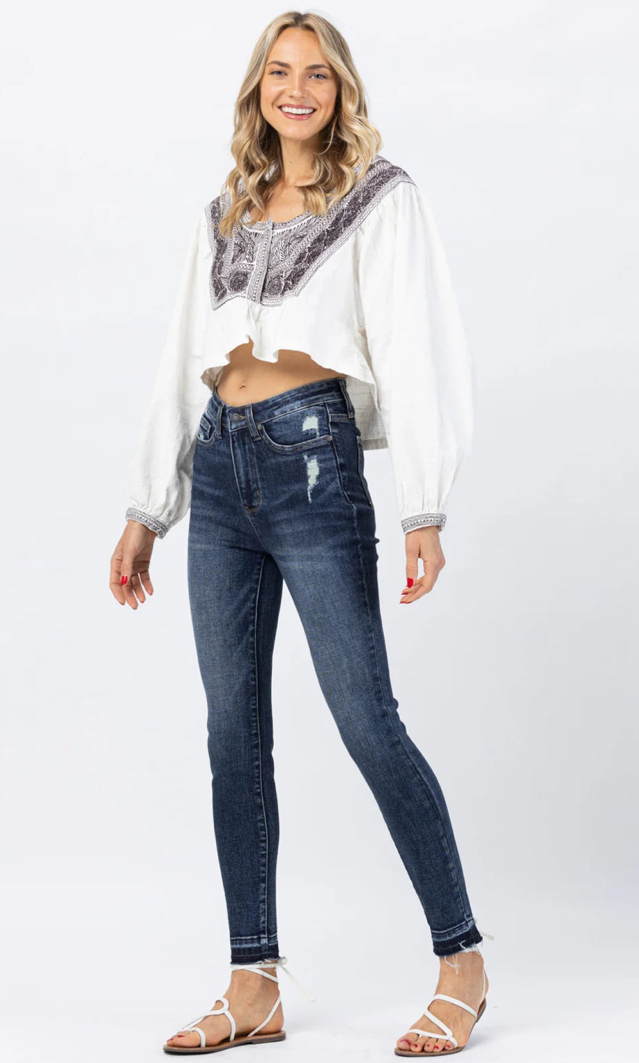 Judy Blue Dark Wash Tummy Control Skinny Jeans