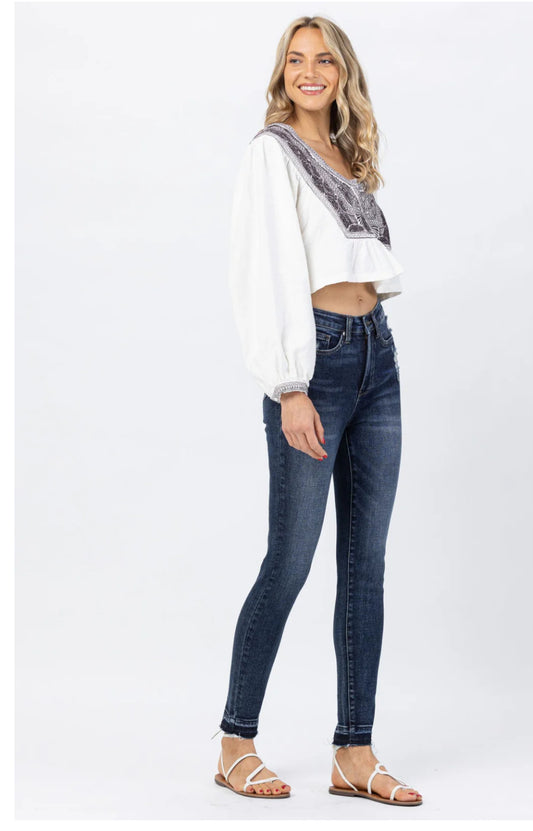 Judy Blue Dark Wash Tummy Control Skinny Jeans