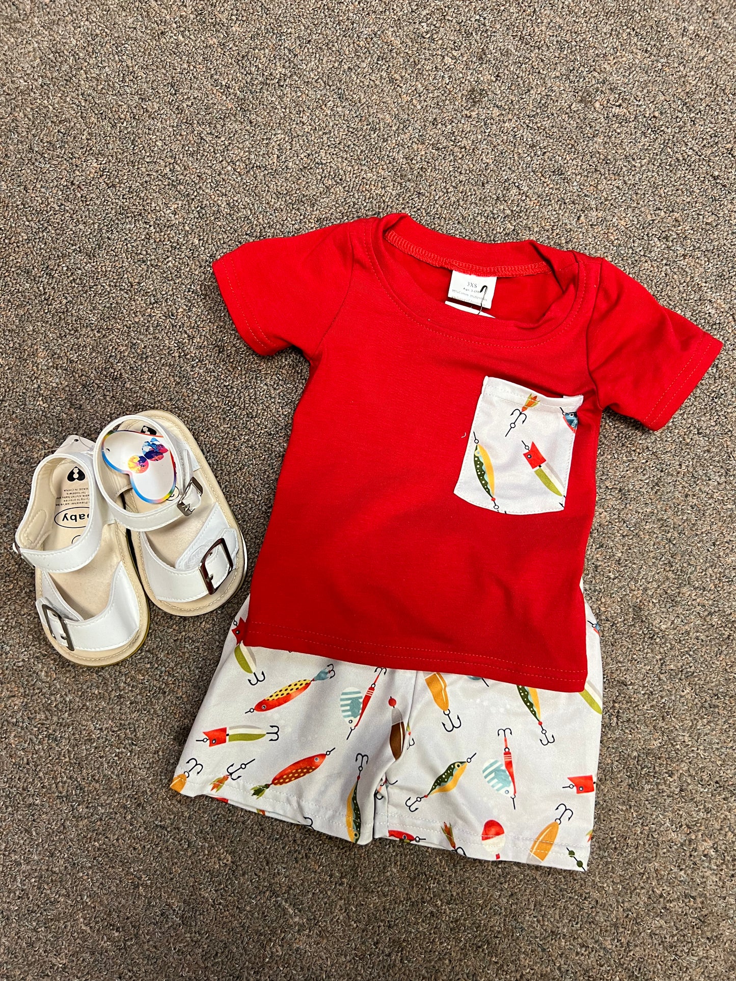 Boys Fishing Short Outfit