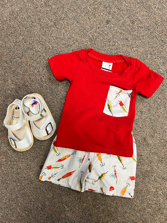 Boys Fishing Short Outfit