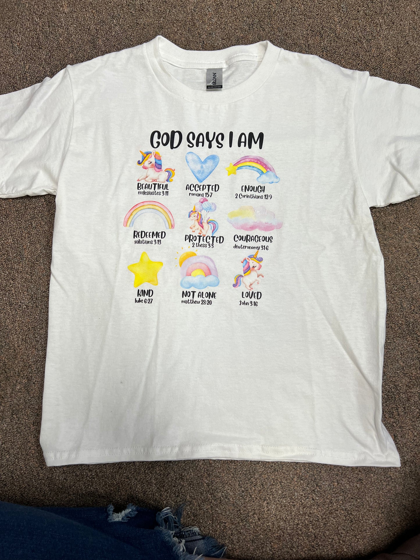 God says I am t-shirt
