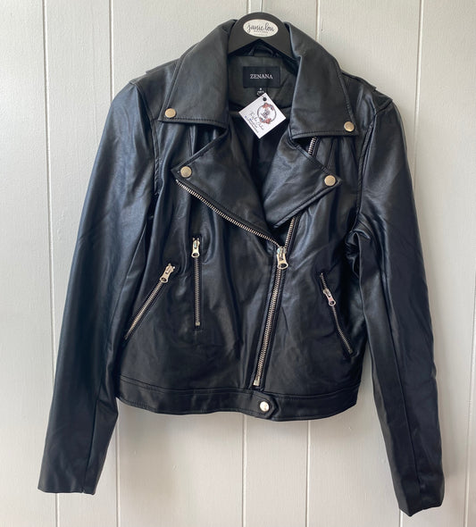 Leather Moto Jacket - 219 Main Marketplace